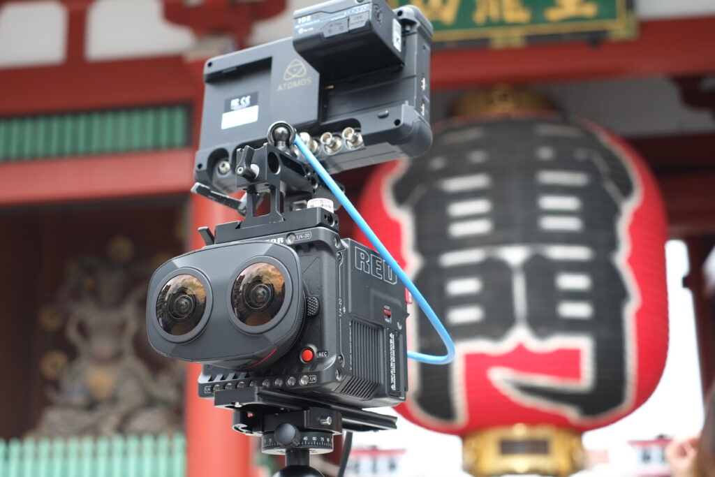 8K60pのVR180動画のカメラシステム